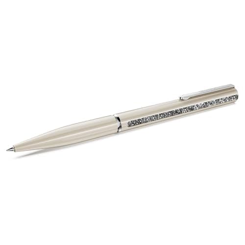 Swarovski Crystal Shimmer Glide Beige Lacquered Chrome Plated Ballpoint Pen for Fashionable Office Work
| Swarovski Cry