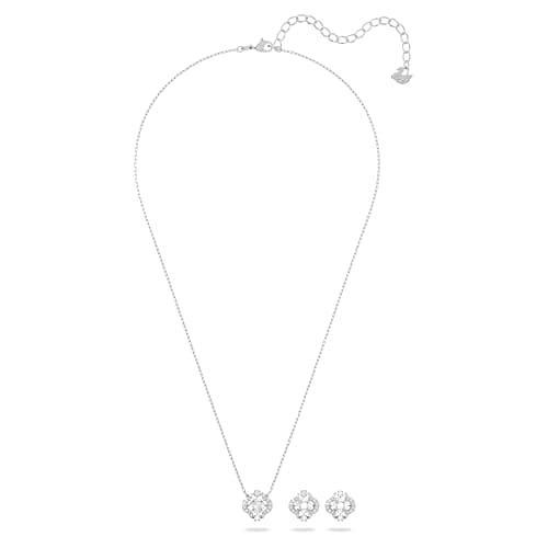 Swarovski Sparking Dance Crystal Necklace and Earring Set for Women Occasions Special Sparkle Jewelry Collection