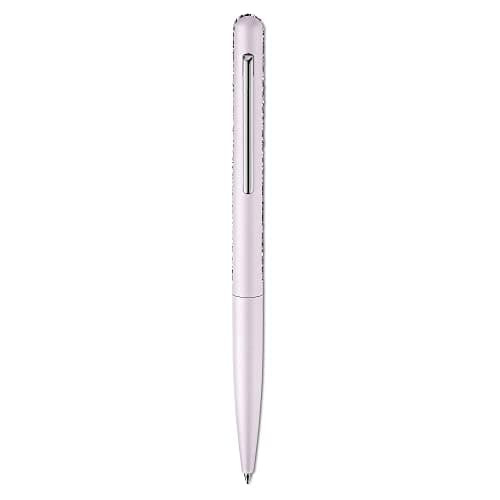 Swarovski Crystal Shimmer Ballpoint Pen for Women, Black Ink with Pink Crystals Rose Gold tone Bath