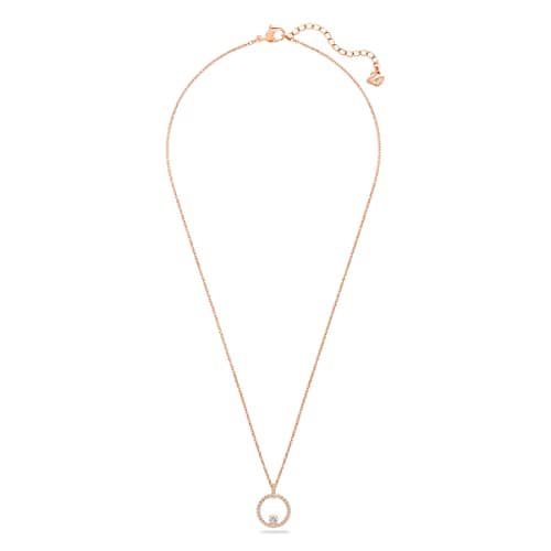 Swarovski Constella Crystal Circle Pendant Necklace for Women Evening Party Jewelry Collection