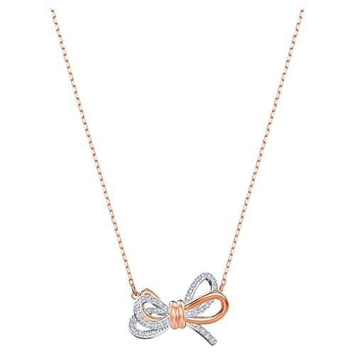 Swarovski Lifelong Bow Necklace and Bracelet Clear Crystals Rhodium Finish Women Gifts
| Swarovski Lifelong Bow Jewelry