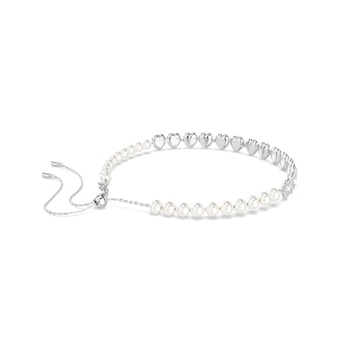 Swarovski Ariana Grande Angelic Mixed Cut Heart Crystal Choker Necklace for Women - Part of the Ariana Grande x Capsule