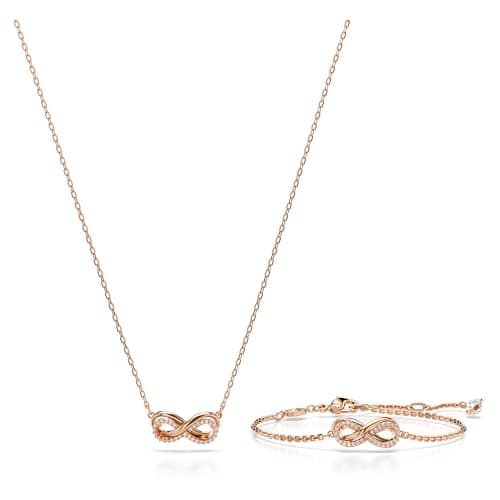 Swarovski Hyperbola Necklace and Bracelet Jewelry Collection | Crystal Accents | Women's Accessory | Evening Wear | Spar