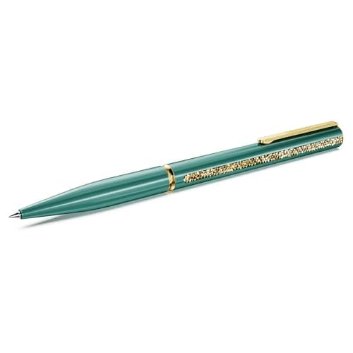 Swarovski Crystal Shimmer Glide Ballpoint Pen - Beige, Beige Lacquered, Chrome Finish for Office Use