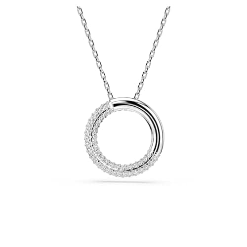 Swarovski Dextera Clear Pendant with Pavé Finish for Women
| Swarovski Dextera Rhodium Finished Clear Pendant for Eveni