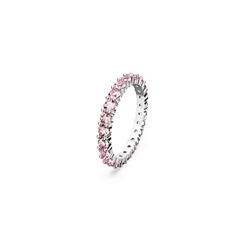 Swarovski Matrix Crystal Ring Collection, Round Cut, Prong Setting, Rhodium Finish for Elegant Women
| Swarovski Matrix