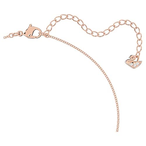 Swarovski Lilia White Butterfly Necklace for Women Rose-gold Tone Plated | Elegant Jewelry Accessory | Perfect Gift