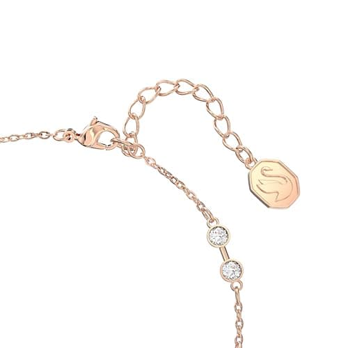 Swarovski Remix Collection Round Cut Clear Strand Rose Gold-Tone Finish for Fashion Accessories Jewelry