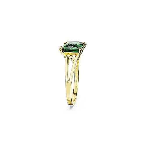 Swarovski Matrix Green Cocktail Ring for Women at Parties and Events