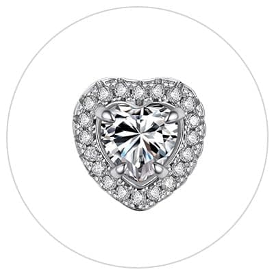 Moissanite Earrings for Women Gifts for Christmas 1/2 Carat D Color VVS1 Moissanite Stud Earrings 925 Sterling Silver Ha