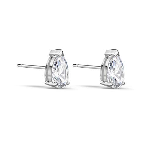 Swarovski Attract Pear Jewelry Clear Crystals Rhodium Finish Women Fashion Accessories