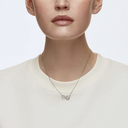 Swarovski Infinity Twist Jewelry Clear Crystals Rhodium Rose Gold Tone Bracelets Necklaces