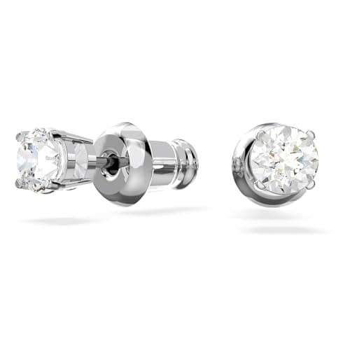 Swarovski Attract Clear Crystal Necklace and Earring Set for Women, Perfect for Formal Events and Daily Wear, Sparkling