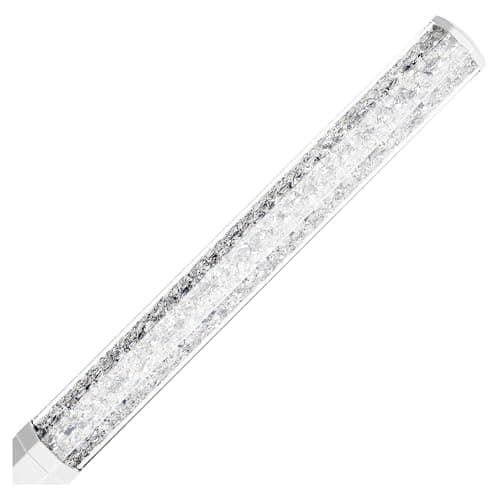 Swarovski Crystalline Ballpoint Pen: White Lacquered Barrel with Eight Crystal Facets | Premium Writing Instrument | Ele