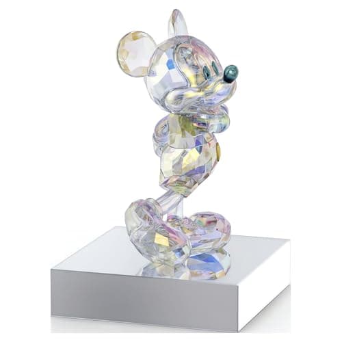 Swarovski Disney Mickey & Friends Mickey Charms + Pendant Necklace for Kids + Everyday Wear + Sparkling Crystal + 925 St