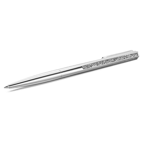 Swarovski Crystal Shimmer Ballpoint Pen - Elegant Black Lacquered Writing Pen for Professional Use at Work and School
|