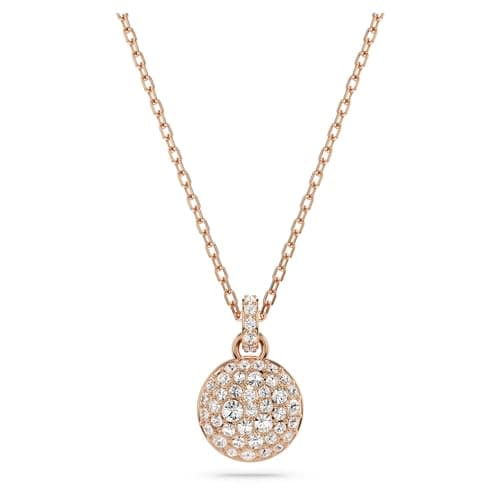 Swarovski Meteora Pendant Necklace for Women Daily Wear Glitter Jewelry 18K Gold Plated Silver Necklace