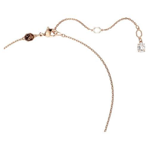 Swarovski Mesmera Clear Mixed-Cut Stones Necklace and Bracelet Set for Women, Rose Gold-Tone Finished Setting, Part of t