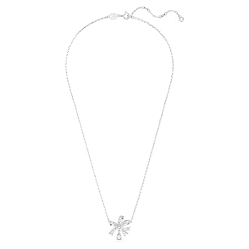 Swarovski Volta Bow-Inspired Clear Crystals Jewelry Necklace Earrings and Bracelets for Women Rhodium Finish Best Seller