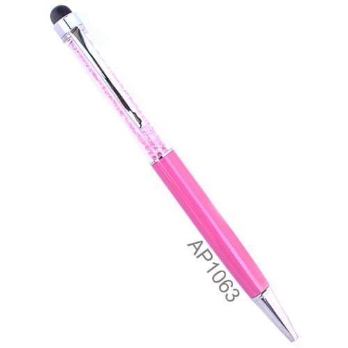 Swarovski Crystal Filled Ballpoint Pen - Dangling Charm Light Blue