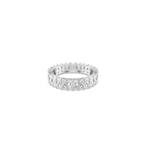 Swarovski Matrix Clear Baguette Cut Rhodium Finish Ring for Elegant Everyday Wear
| Swarovski Matrix Clear Baguette Cut