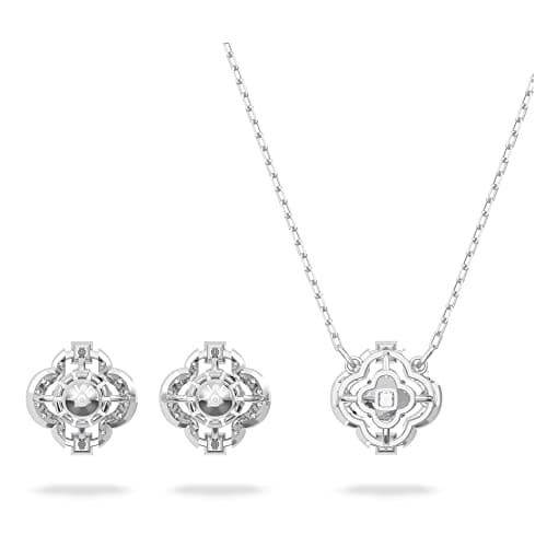 Swarovski Sparking Dance Crystal Necklace and Earring Set for Women Occasions Special Sparkle Jewelry Collection