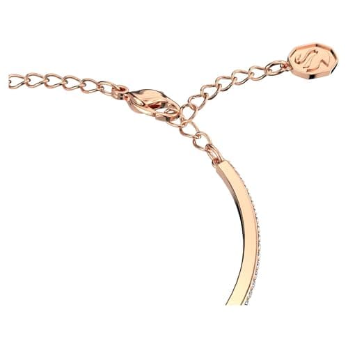 Swarovski Una Bangle Rose Gold Tone Finish for Women Formal Events Sparkling Rhinestone Jewelry