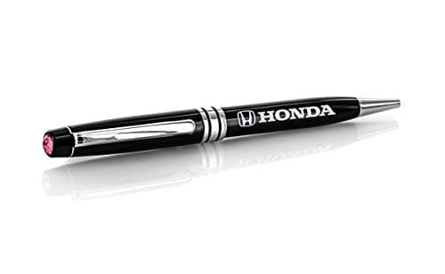 Official Honda Luxurious Glossy Logo Ballpoint Pen with Swarovski Crystal - Pearl White Pen & Sapphire Blue Crystal
| O