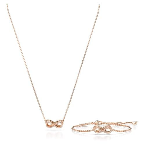 Swarovski Hyperbola Necklace and Bracelet Jewelry Collection | Crystal Accents | Women's Accessory | Evening Wear | Spar