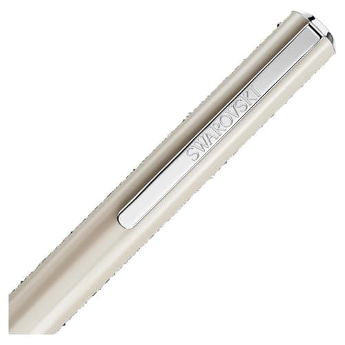 Swarovski Crystal Shimmer Glide Beige Lacquered Chrome Plated Ballpoint Pen for Fashionable Office Work
| Swarovski Cry