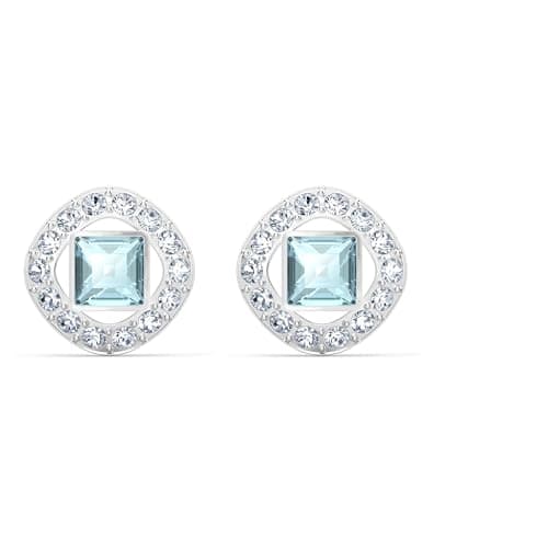 Swarovski Una Angelic Crystal Stud Earrings for Women Everyday Glamour 24K Gold Plated 925 Silver 0.5ct Specimen Crystal