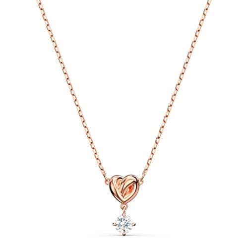 Swarovski Lifelong Heart Jewelry - Rose Gold & Rhodium Tone Necklace, Earrings, and Bracelet  
Swarovski Lifelong Heart