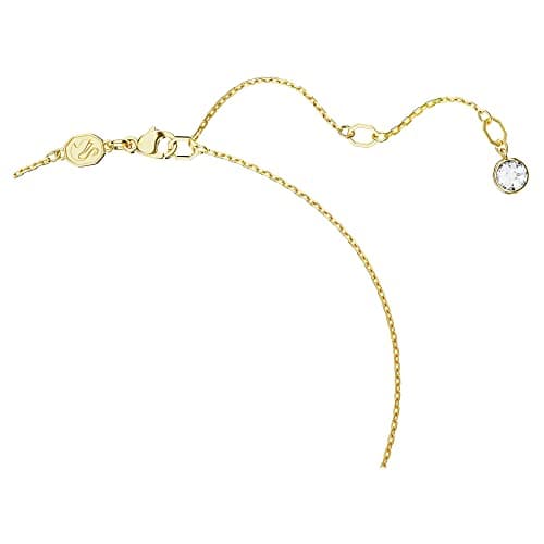 Swarovski Dextera Pendant Necklace with Mixed Cut Stones for Women for Everyday Wear Sparkling Crystal Accents 18K Gold