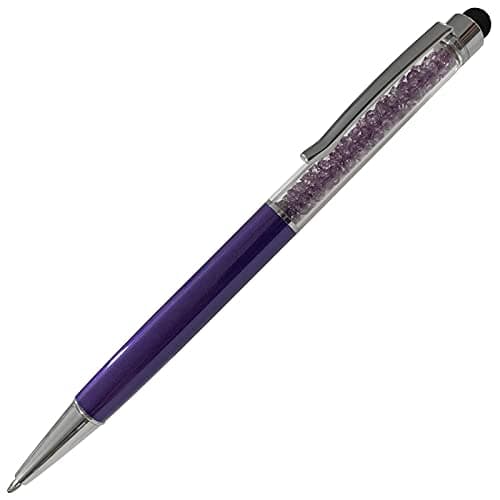 Crystalline Stylus Purple Ballpoint Pen for Students and Office Use with Smooth Writing and Comfortable Grip, 12 Pack
|