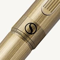 Scribeiner Silver Chrome Rollerball Pen - Luxury Pen for Men & Women, Real Gold Plating, Schmidt Ink Refill, Professiona