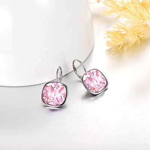 AOBOCO Sterling Silver Hypoallergenic Crystal Earrings for Women Anniversaries and Birthdays
AOBOCO Austrian Crystal Hyp