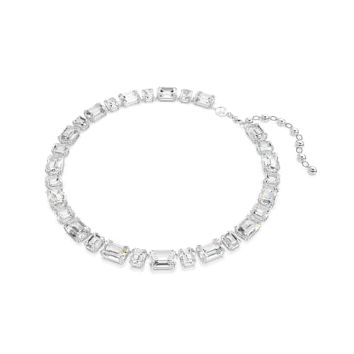 Swarovski Millenia Tennis Necklace, Octagon Cut, Clear, Rhodium Finish for Women
| Swarovski Millenia Tennis Necklace,