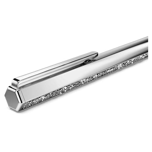 Swarovski Crystal Shimmer Ballpoint Pen, Luxury Silver Tone, Chrome Plated - Elegant Writing Tool
| Swarovski Crystal S