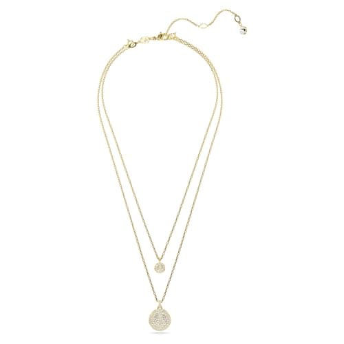 Swarovski Meteora Layered Pendant Necklace for Women Elegant Jewelry GiftSpecifications: Silver Tone, 16 inches Necklace