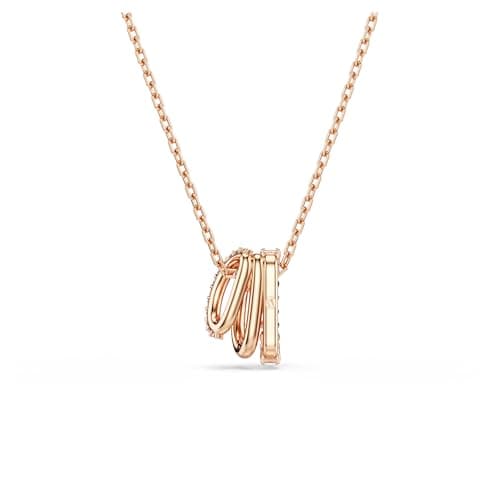 Swarovski Hyperbola Pendant, Mixed Cuts, Clear, Rose Gold-Tone Finished for Elegant Women
| Swarovski Hyperbola Pendant