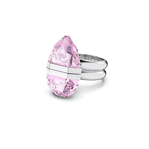 Swarovski Lucent Crystal Ring Jewelry Collection for Women with Rhodium Tone Finish and Pink Crystals
| Swarovski Lucen