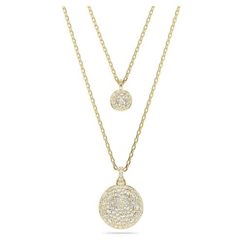 Swarovski Meteora Layered Pendant Necklace for Women Elegant Jewelry GiftSpecifications: Silver Tone, 16 inches Necklace