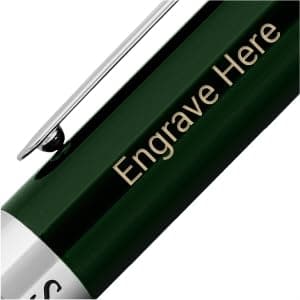 Silver Chrome Ballpoint Pen - Stunning Luxury Pen with 24K Gold Finish, Professional Gift Set for Men & Women, Office Ba