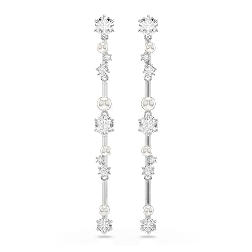 Swarovski Constella Crystal and Pearl Jewelry for Women Special Occasions
| Swarovski Constella Rhodium Finish Crystal