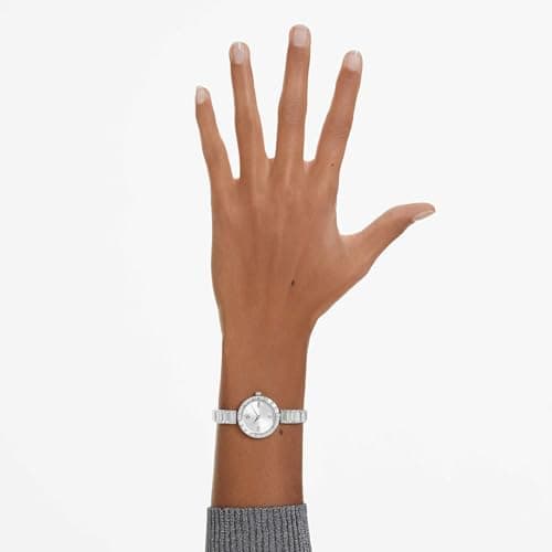 Swarovski Matrix Bangle Watch, Stunning Crystal Design, Fashionable and Durable, Women, Formal Events and Daily Wear, 3