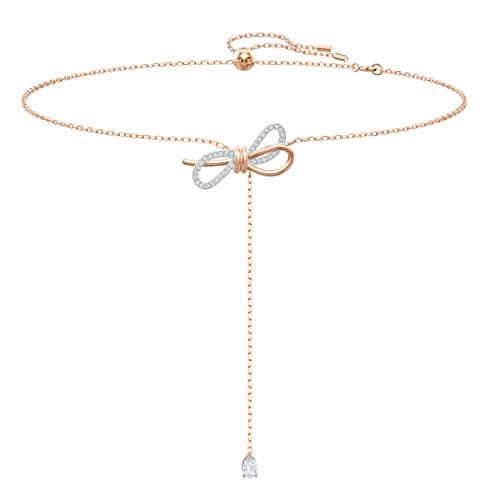 Swarovski Lifelong Bow Necklace and Bracelet Clear Crystals Rhodium Finish Women Gifts
| Swarovski Lifelong Bow Jewelry