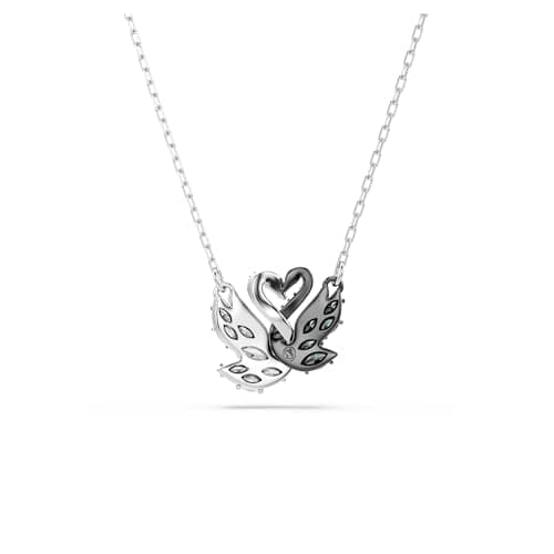 Swarovski Swan Pendant, Elegant Black Swan Jewelry for Women
| Swarovski Swan Pendant, Rhodium Finish Swan Necklace for