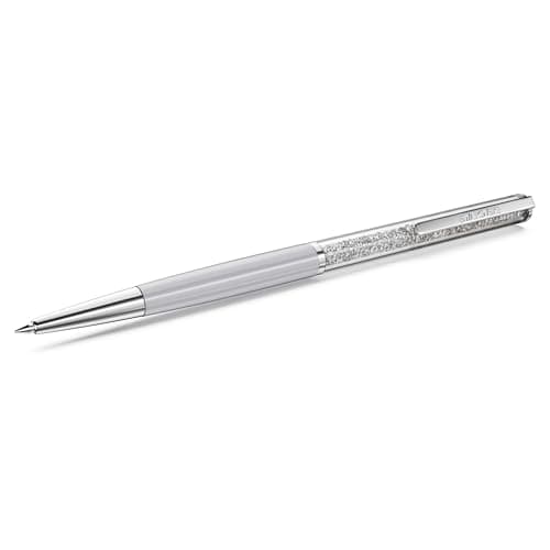 Swarovski Crystalline Silk Ballpoint Pen, Pink, Pink Lacquered, Rose Gold-Tone Finish, Elegant Writing Tool, Business P