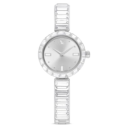 Swarovski Matrix Bangle Watch, Stunning Crystal Design, Fashionable and Durable, Women, Formal Events and Daily Wear, 3