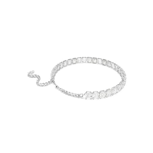 Swarovski Millenia Choker - Octagon Cut Clear Rhodium Finished Necklace for Women